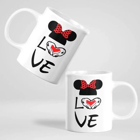 Комплект чаши за двойки - Mickey & Minnie Love 2