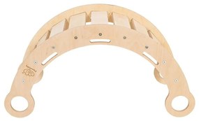 Люлка от масивен бор в естествен цвят 39x75x38 cm Montessori – Meowbaby