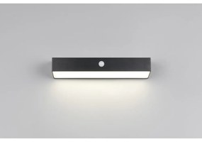 LED стенно външно осветително тяло със соларен панел (височина 6 cm) Silves – Trio