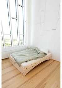 Двойно легло от масивен бор без табла в естествен цвят 140x200 cm Orbit – Karup Design