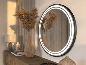 LED огледало в рамка за баня C5