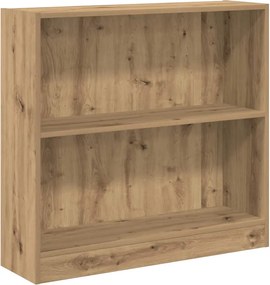 857834 vidaXL Библиотека, дъб артизан, 80x24x76 см, инженерно дърво