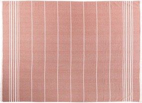 Теракотено памучно одеяло 150x200 cm Solene – Tiseco Home Studio