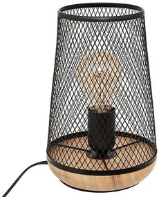 Настолна лампа atmosphera Zely, 24 см, Дърво