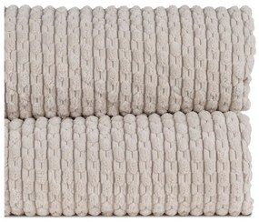 Бежово капитонирано покривало за легло 230x260 cm – Ixia