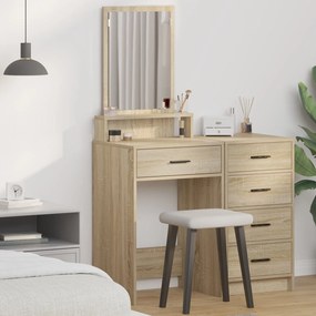 Sonata H Тоалетка с чекмеджета Sonoma дъб 50x41x140 см