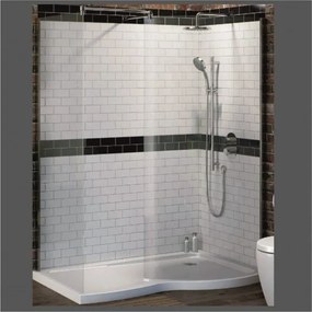 Душ кабина ICS 7513R "WALK IN", 140x90x190см, 6мм