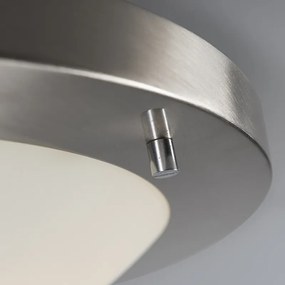 Модерна таванна лампа стомана 41 см IP44 - Yuma