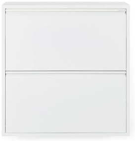 Бял метален шкаф за обувки Billy - Spinder Design