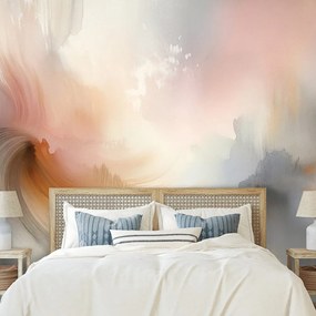 Фототапет – Пастелни абстрактни акварелни щрихи