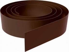 Ramp - Декоративен прав бордюр кафяв 9м х 10см