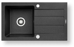 Pyramis 70006801 - Кухненска мивка NEXT 76x44 см гранит/черна