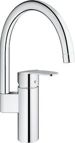 Стоящ смесител за кухня, Eurostyle Cosmopolitan, Grohe, едноръкохватков