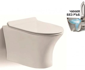 Стенна тоалетна чиния ICC 3635W SLIM