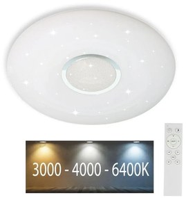 LED Димируем плафон LED/40W/230V 3000K/4000K/6500K + д.у.