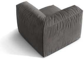 Сив кадифен модул за диван (променлив) Martina – Micadoni