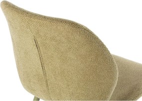 Зелени тапицирани трапезни столове в комплект 4 бр. Ansu – Marckeric