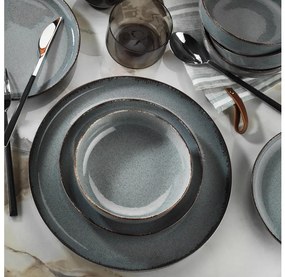 Комплект за хранене 16 части сив/порцелан