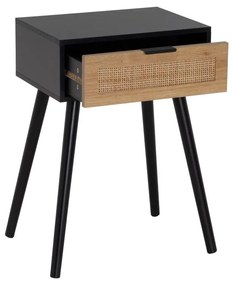 Черно нощно шкафче – Casa Selección