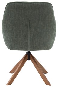 Зелени тапицирани трапезни столове в комплект 2 бр. Avola – Unique Furniture