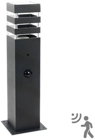 Външна лампа TEKSAS с датчик 1xE27/12W/230V IP44, 44 см, антрацит