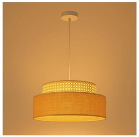 Пендел BOHO 1xE27/60W/230V Ø 40 см ратан