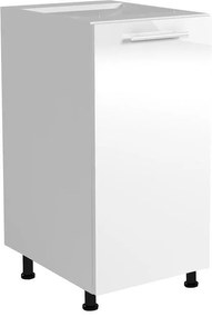 Долен шкаф Vento D-30/82 30см Бял гланц