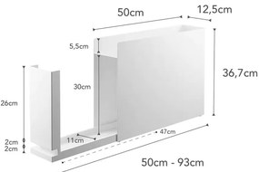 Метален кухненски органайзер Tower - YAMAZAKI