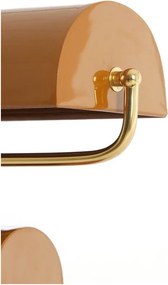 Оранжева метална настолна лампа (височина 38 cm) Cardona – Light &amp; Living