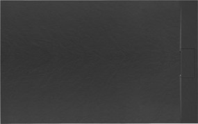 Корито за душ кабина Rea Bazalt Black 80x100