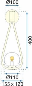 Аплик  Gold APP603-1W