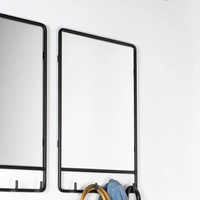 Стенно огледало със закачалка 40x60 cm Clint - Spinder Design
