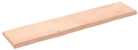 363909 vidaXL Плот за маса 180x40x(2-6) см необработено масивно дърво жив ръб