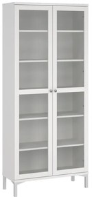 Бяла витрина 89x203 cm Roma - Tvilum