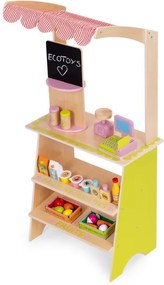 Дървена детска сергия - магазин за зеленчуци и плодове