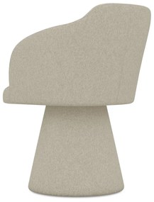 Бежов тапициран трапезен стол Kanoa – Makamii