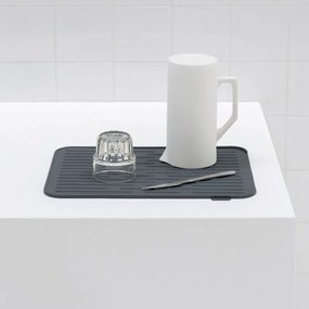 Силиконова подложка за сушене на съдове Brabantia SinkSide 1000206, 43.5x32.5 см, Сгъваема, Тъмносив