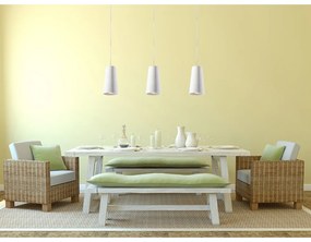 Бяла керамична висяща лампа Armica - Sollux