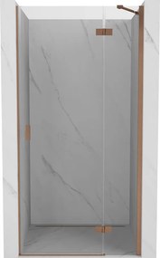 Mexen Mist-H душ кабина врати отварящи се надясно 70 см, прозрачни, четкана мед - 8A5-070-000-65-00-P