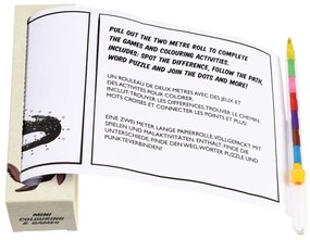 Пътуващ комплект за оцветяване и пъзели за деца Prehistoric Prehistoric Land - Rex London