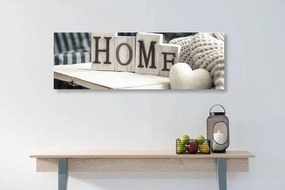 Картина на платно – С надпис Home и натюрморт