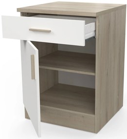 Подов шкаф Poppy 60-Fusiko-Leuko