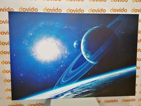 Картина на платно – Планета в космоса