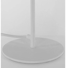 Бяла настолна лампа, височина 40 cm Paris - SULION
