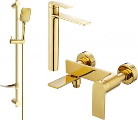 Mexen Zero DF62 комплект за вана, златен - 7113DF62-50