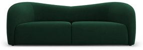 Тъмнозелен кадифен диван 197 cm Santi – Interieurs 86