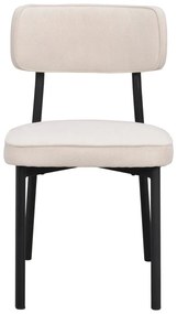 Бели и бежови трапезни столове в комплект от 2 броя Paisley - Rowico