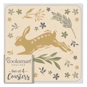 Комплект от 4 коркови подложки Foxy Woodland - Cooksmart ®