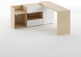 Работна маса с дъбов плот 48x159 cm Tango – TemaHome