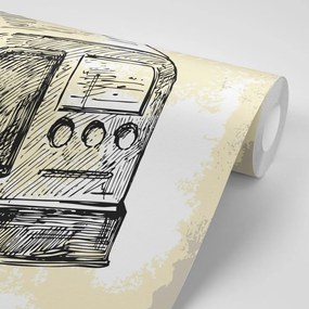 Самозалепващ тапет – Ретро радио